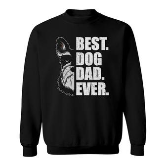 Mens Best Dog Dad Ever Schnauzer Dad Father's Day Gift Sweatshirt | Mazezy