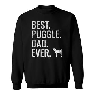 Mens Best Puggle Dad Ever - Cool Dog Owner Puggle Sweatshirt | Mazezy