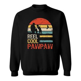Mens Father's Day Gifts- Fishing Reel Cool Pawpaw Sweatshirt | Mazezy