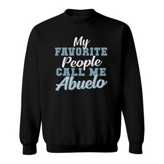 Mens Father's Day Or Birthday Gift For Abuelo Spanish Grandfather Sweatshirt