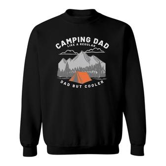Mens Fathers Who Camp Camping Dad Sweatshirt | Mazezy