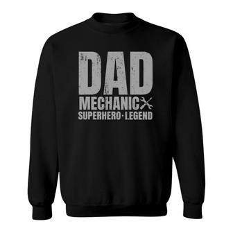 Mens Gift For Mechanic Dad From Daughter - Funny Family Gift Sweatshirt | Mazezy