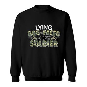 Mens Lying Dog Faced Pony Soldier Soldier Sweatshirt - Thegiftio UK