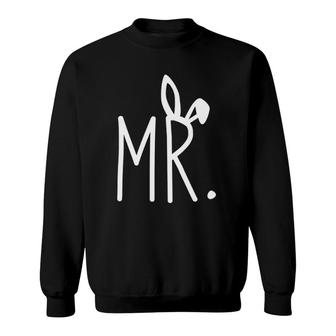 Mens Mr Easter Bunny Gift For Husband Boyfriend Dad Groom Sweatshirt | Mazezy CA