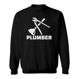 Mens Plumber Tools Gift Sweatshirt | Mazezy
