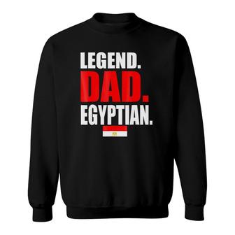 Mens Storecastle Legend Dad Egyptian Egypt Flag Gifsthirt Sweatshirt | Mazezy