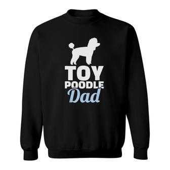 Mens Toy Poodle Dad Gift Sweatshirt | Mazezy