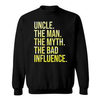 Mens Uncle The Man The Myth The Legend Fun Best Uncle Sweatshirt | Mazezy