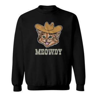 Meowdy Texas Cat Meme Sweatshirt | Mazezy