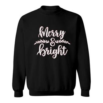 Merry And Bright Sweatshirt | Mazezy