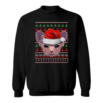 Merry Christmas Sphynx Cat  Sweatshirt