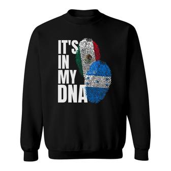 Mexican And Honduran Dna Mixed Flag Heritage Gift Sweatshirt | Mazezy