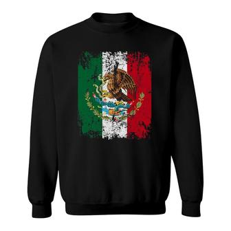 Mexico Flag Vintage Men Women Kids Mexico Sweatshirt | Mazezy