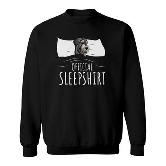 Miniature Schnauzer Pajama Official Sleep Sweatshirt | Mazezy