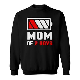 Mom Mother Suprise Idea Mother's Day Boys Family Sweatshirt | Mazezy