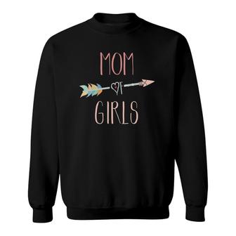 Mom Of Girls Mother's Day Gift Sweatshirt | Mazezy