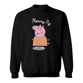 Mommy Pig Funny Pig Tee Essential Sweatshirt | Mazezy