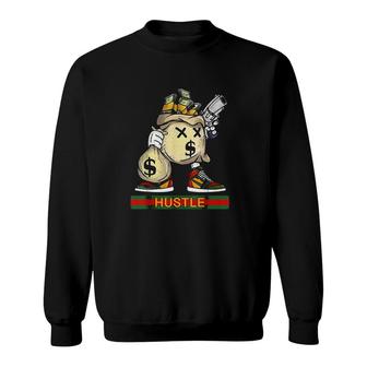 Money Stacks Hustle Wall Street Hip Hop Rap Lover Gift Sweatshirt - Thegiftio