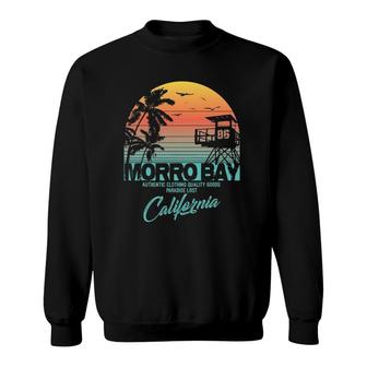Morro Bay California Beach T Sweatshirt | Mazezy