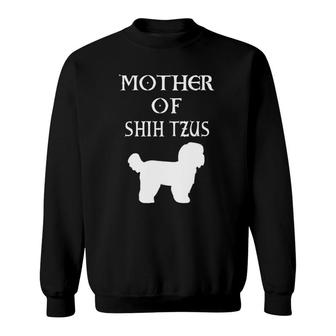 Mother Of Shih Tzu Mother's Day Gift Dog Mom Sweatshirt | Mazezy