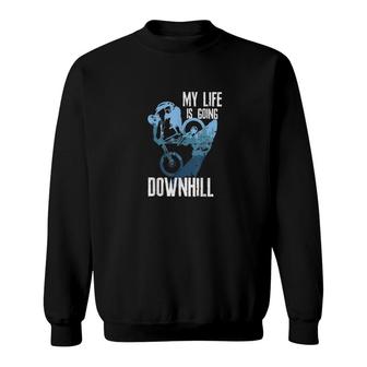 Mountain Biking Life Behind Bars Sweatshirt | Mazezy