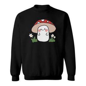 Mushroom Picker Cute Red Toadstool Mushroom Sweatshirt | Mazezy