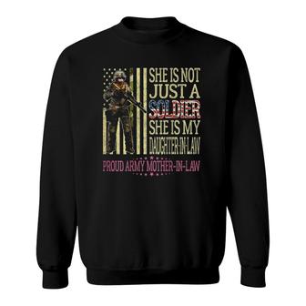My Daughter-In-Law Is A Soldier Proud Army Mother-In-Law Sweatshirt | Mazezy