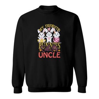 my favorite bunnies call me Uncle-01 Sweatshirt - Seseable