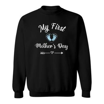 My First Mothers Day - For Mothers Day Sweatshirt | Mazezy