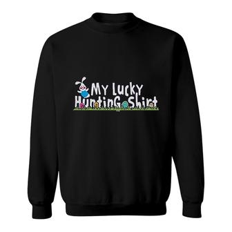 My Lucky Hunting Easter Egg Cute Sweatshirt | Mazezy