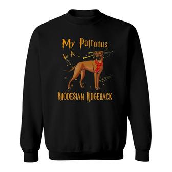 My Patronus Is A Rhodesian Ridgeback For Dog Lovers Sweatshirt | Mazezy