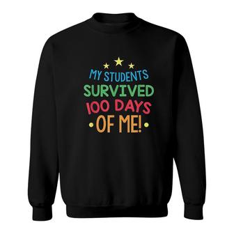 My Students Survived 100 Days Of School Teacher Gift I Survived My Trip To Nyc Sweatshirt - Thegiftio UK