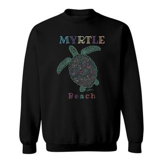 Myrtle Beach South Carolina Sea Turtle Sweatshirt | Mazezy