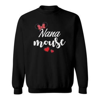 Nana Mouse Tee Nana Mouse Heart Funny Decorations Sweatshirt | Mazezy