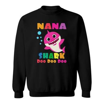 Nana Shark Funny Mother's Day Gift For Womens Mom Sweatshirt | Mazezy UK