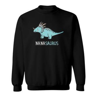 Nanasaurus Dinosaur Family S Matching Grandma Sweatshirt | Mazezy