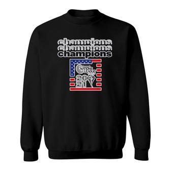 Nations League Usa 2021 Champions American Flag Premium Sweatshirt