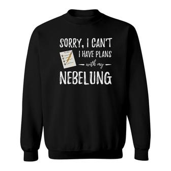 Nebelung Cat Lover Plans Funny Cat Mom Gift Idea Sweatshirt | Mazezy
