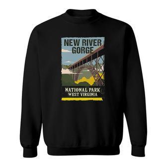 New River Gorge Us National Park Preserve West Virginia Gift Sweatshirt | Mazezy
