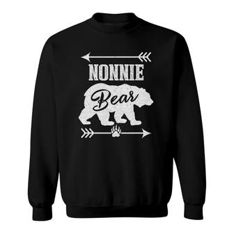 Nonnie Bear Italian Grandma Vintage Sweatshirt | Mazezy