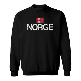 Norge Norway Norwegian Flag Sweatshirt | Mazezy