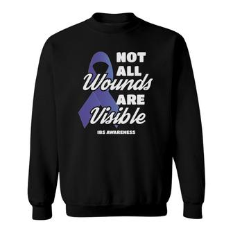 Not All Wounds Are Visible Ibs Awareness Sweatshirt | Mazezy DE