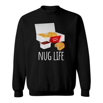 Nug Life - Chicken Nuggets Sweatshirt | Mazezy