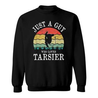 Nur Ein Typ, Der Tarsier Liebt Sweatshirt | Mazezy