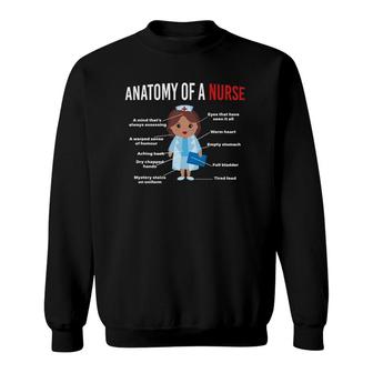 Nurse Anatomy Of A Nurse Sweatshirt | Mazezy