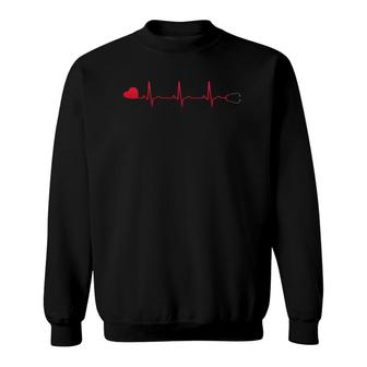 Nurse Heartbeat For The Dedicated And Compassionate Sweatshirt | Mazezy