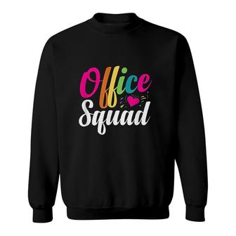 Office Squad Administrative Assistant School Secretary Gift Sweatshirt | Mazezy