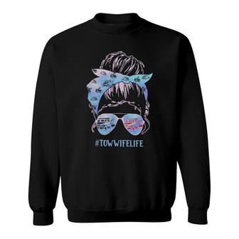 Official The Girl Towwifelife Sweatshirt | Mazezy