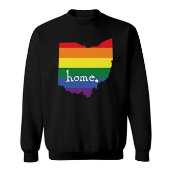 Ohio Gay Pride Tee - Lgbt Rainbow Home State Sweatshirt | Mazezy