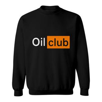 Oil Club Black Sweatshirt | Mazezy